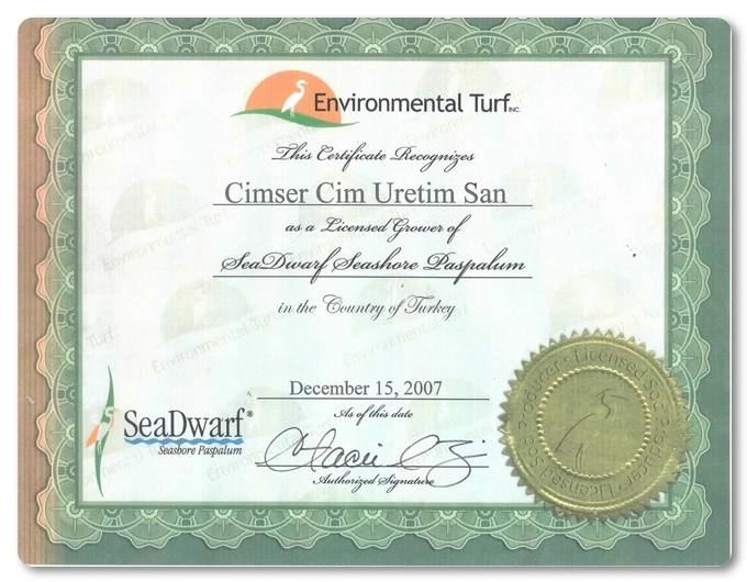 Enviromental Turf Licence